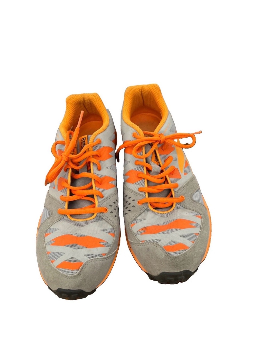Men's Gray and Orange Running Shoes Reebok Sz.9